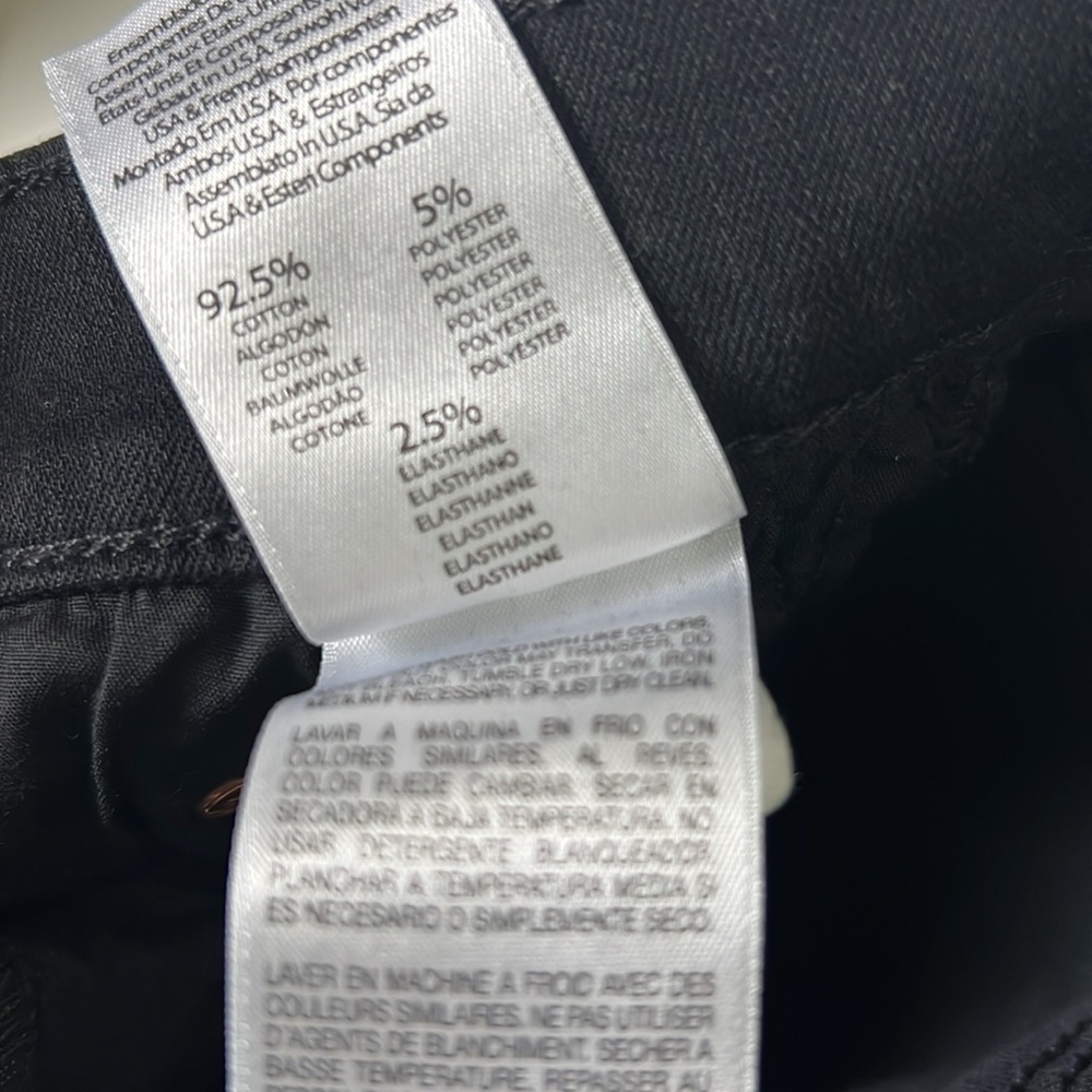 Mother Insider Crop Step Fray 2.5% Elastane Jeans Size 26 - Picture 14 of 15